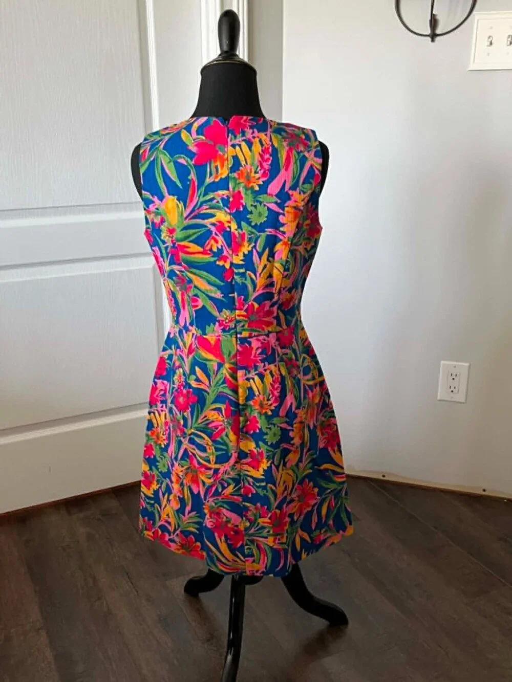 J.Crew Sleeveless Sheath Dress Tropical Floral Print size 2